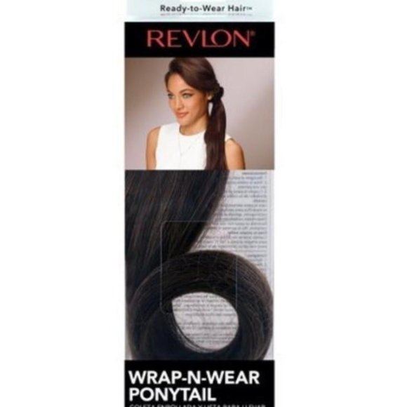 REVLON Wrap-n-Wear Synthetic Ponytail Dark Brown - Picture 1 of 6